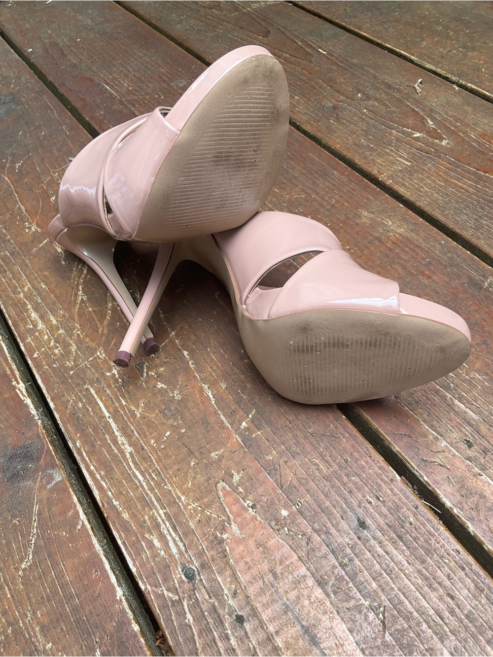 Steve Madden Patent Heels Mules Tango - Picture 5 of 9